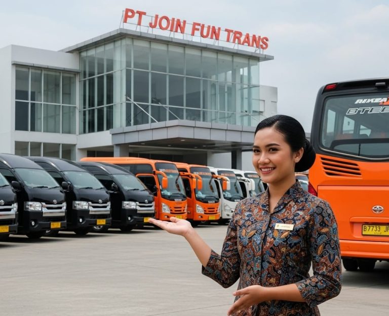 sewa mobil bus elf hiace join fun trans